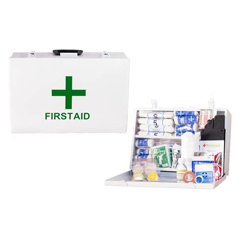 green metal first aid box|government regulation first aid kit.